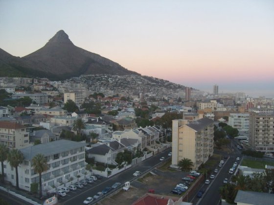 Kapstadt - Blick aus dem Hotelzimmer